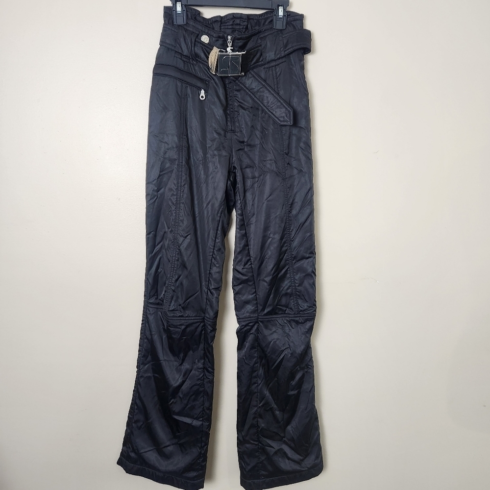 VINTAGE SPORTALM Kitzbühel | Ski / Rave Pants size 36 us size 4 color black - Picture 3 of 13
